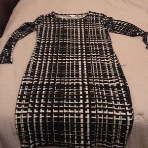 Black n white Debbie dress